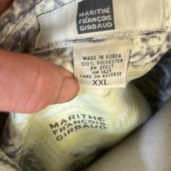 Marithe Francois Gurbaud mens button down shirt. Excellent condition XXL luxury - Picture 8 of 12